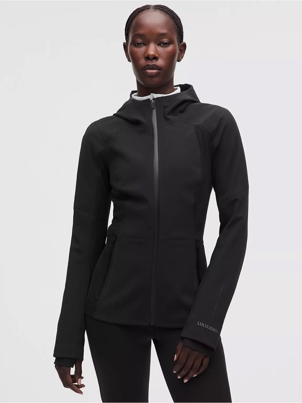 Lululemon Cross Chill Performance Jacket, Black, Size 12